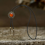 Versatile Shiny Sun Western Cowboy Alloy Bolo Tie | Gthic.com