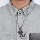 Viking Celtic Cross Copper Crucifixion Pendant | Gthic.com