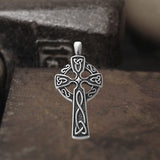 Viking Celtic Cross Stainless Steel Pendant | Gthic.com