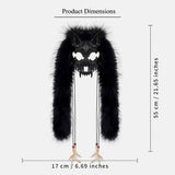 Viking Fox Long Ear Plush Cosplay Animal Mask