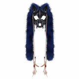 Viking Fox Long Ear Plush Cosplay Animal Mask