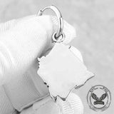 Viking Rune Wolf Head Stainless Steel Earrings