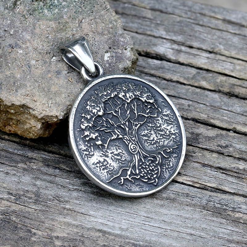 Viking Yggdrasil Tree of Life Stainless Steel Pendant – GTHIC