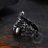 Vintage Anchor Chain Stainless Steel Marine Ring