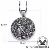 Vintage Angels And Demons Michael Stainless Steel Pendant