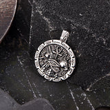 Vintage Anubis Ankh Cross Stainless Steel Pendant