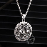 Vintage Anubis Ankh Cross Stainless Steel Pendant