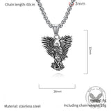 Vintage Archangel Saint Michael Stainless Steel Pendant