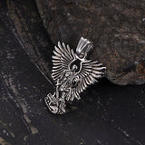 Vintage Archangel Saint Michael Stainless Steel Pendant