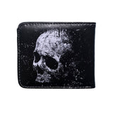 Vintage Bat Skull Bifold Wallet| Gthic.com
