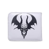 Vintage Bat Skull Bifold Wallet| Gthic.com