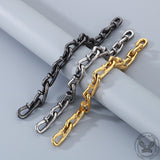 Vintage Bent Nail Stainless Steel Bracelet | Gthic.com