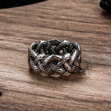 Vintage Braided Celtic Knot Stainless Steel Ring