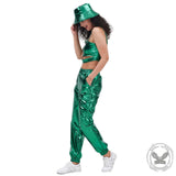 Vintage British Patent Leather Small Brim Bucket Hat | Gthic.com