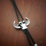 Vintage Bull Head Western Cowboy Zinc Alloy Bolo Tie | Ghtic.com