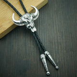 Vintage Bull Head Western Cowboy Zinc Alloy Bolo Tie | Ghtic.com