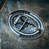 Vintage Bull Skull Zinc Alloy Belt Buckle | Gthic.com