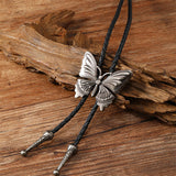 Vintage Butterfly Alloy Animal Bolo Tie 02 | Gthic.com