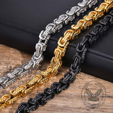 Vintage Byzantine Twist Stainless Steel Bracelet | Gthic.com