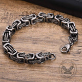 Vintage Byzantine Twist Stainless Steel Bracelet | Gthic.com