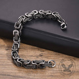 Vintage Byzantine Twist Stainless Steel Bracelet | Gthic.com
