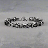 Vintage Byzantine Twist Stainless Steel Bracelet | Gthic.com