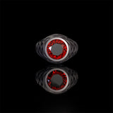 Vintage Celtic Knot Gemstone Sterling Silver Ring | Gthic.com