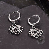 Vintage Celtic Knot Stainless Steel Drop Earrings