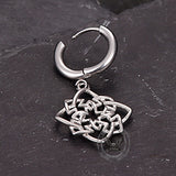Vintage Celtic Knot Stainless Steel Drop Earrings