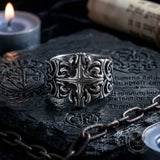 Vintage Classical Pattern Stainless Steel Ring | Gthic.com