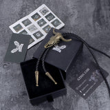 Vintage Cow Skull Alloy Bolo Tie