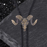 Vintage Cow Skull Alloy Bolo Tie | Gthic.com