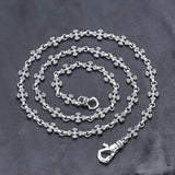 Vintage Cross Link Sterling Silver Necklace | Gthic.com