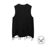 Vintage Cross Rock Star Sleeveless Print Vest | Gthic.com