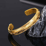 Vintage Devil Eye Stainless Steel Cuff Bracelet 03 | Gthic.com