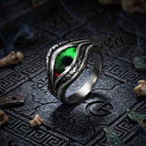 Vintage Devil Eye Stainless Steel Ring | Gthic.com