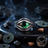 Vintage Devil Eye Stainless Steel Ring | Gthic.com