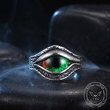Vintage Devil Eye Stainless Steel Ring
