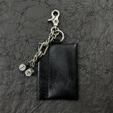 Vintage Dice Gem Feather PU Leather Wallet | Gthic.com