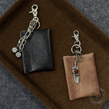 Vintage Dice Gem Feather PU Leather Wallet | Gthic.com