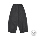 Vintage Distressed Loose Wide-Leg Lantern Jeans 03 | Gthic.com