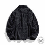 Vintage Distressed Plaid Long Sleeve Shirt Coat | Gthic.com