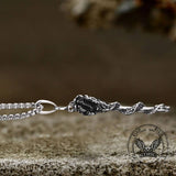 Vintage Dragon Tomahawk Stainless Steel Viking Pendant