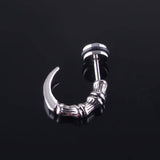 Vintage Eagle Claw Stainless Steel Earrings | Gthic.com