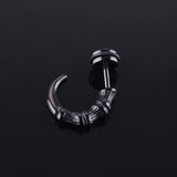 Vintage Eagle Claw Stainless Steel Earrings | Gthic.com