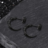 Vintage Eagle Claw Stainless Steel Earrings | Gthic.com