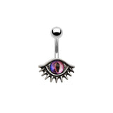 Vintage Evil Eye Design Alloy Belly Ring | Gthic.com