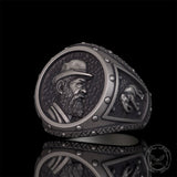 Vintage Explorer Elephant Sterling Silver Ring | Gthic.com