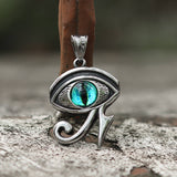 Vintage Eye of Ra Stainless Steel Pendant | Gthic.com