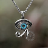 Vintage Eye of Ra Stainless Steel Pendant | Gthic.com